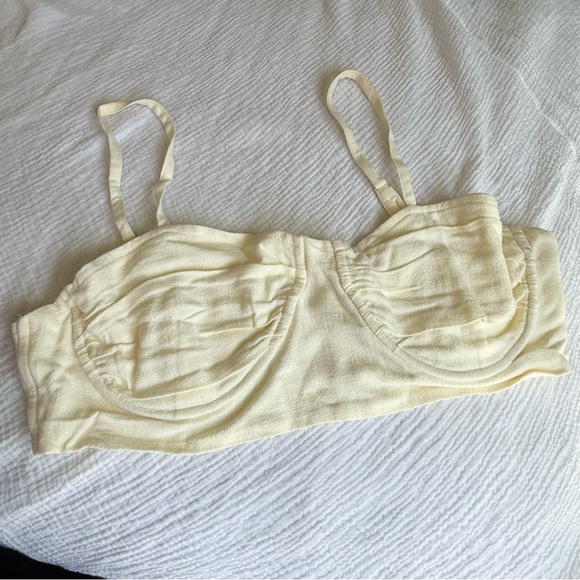 PrettyLittleThing Soft Yellow Top - Picture 8 of 12